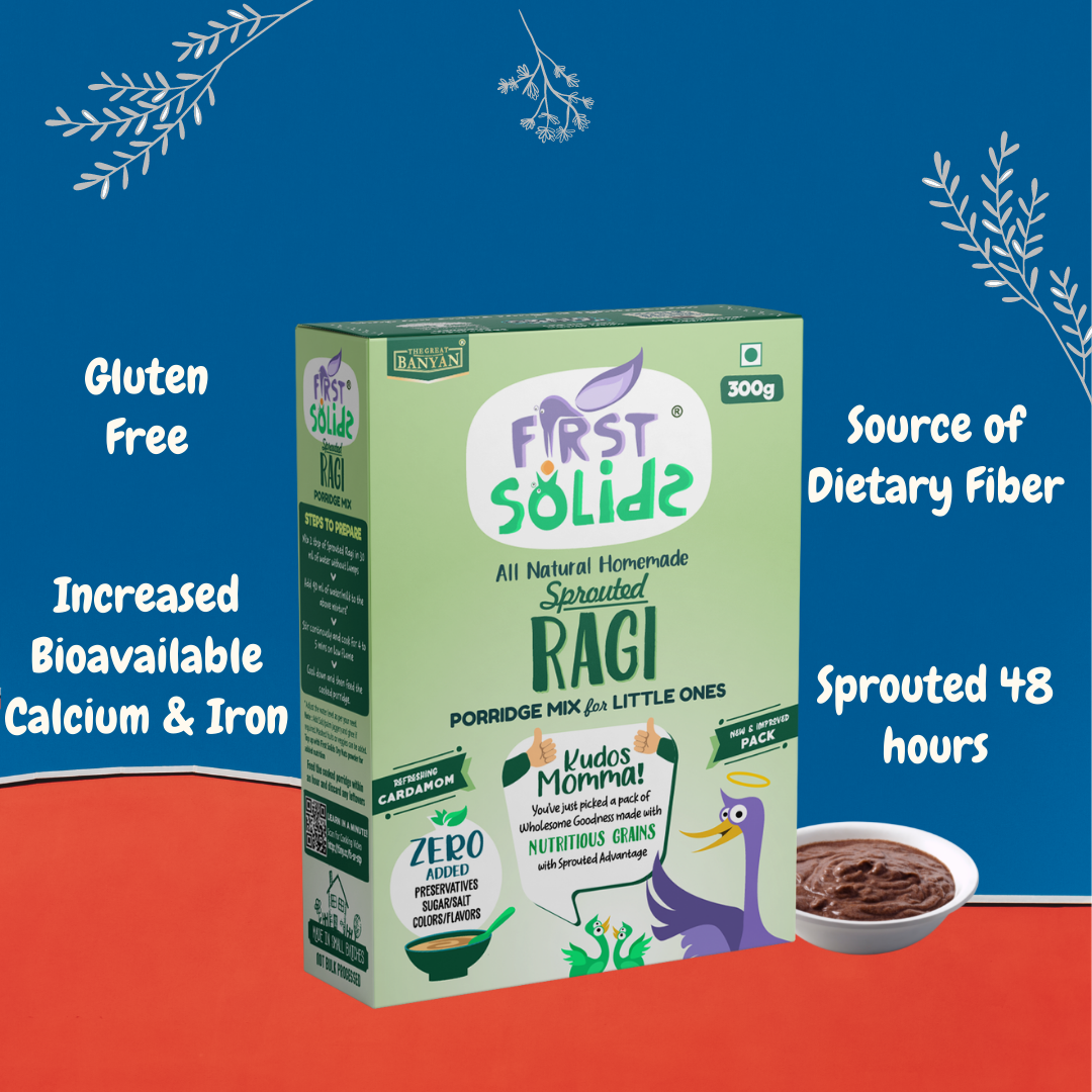 First Solids Sprouted Ragi Porridge Mix