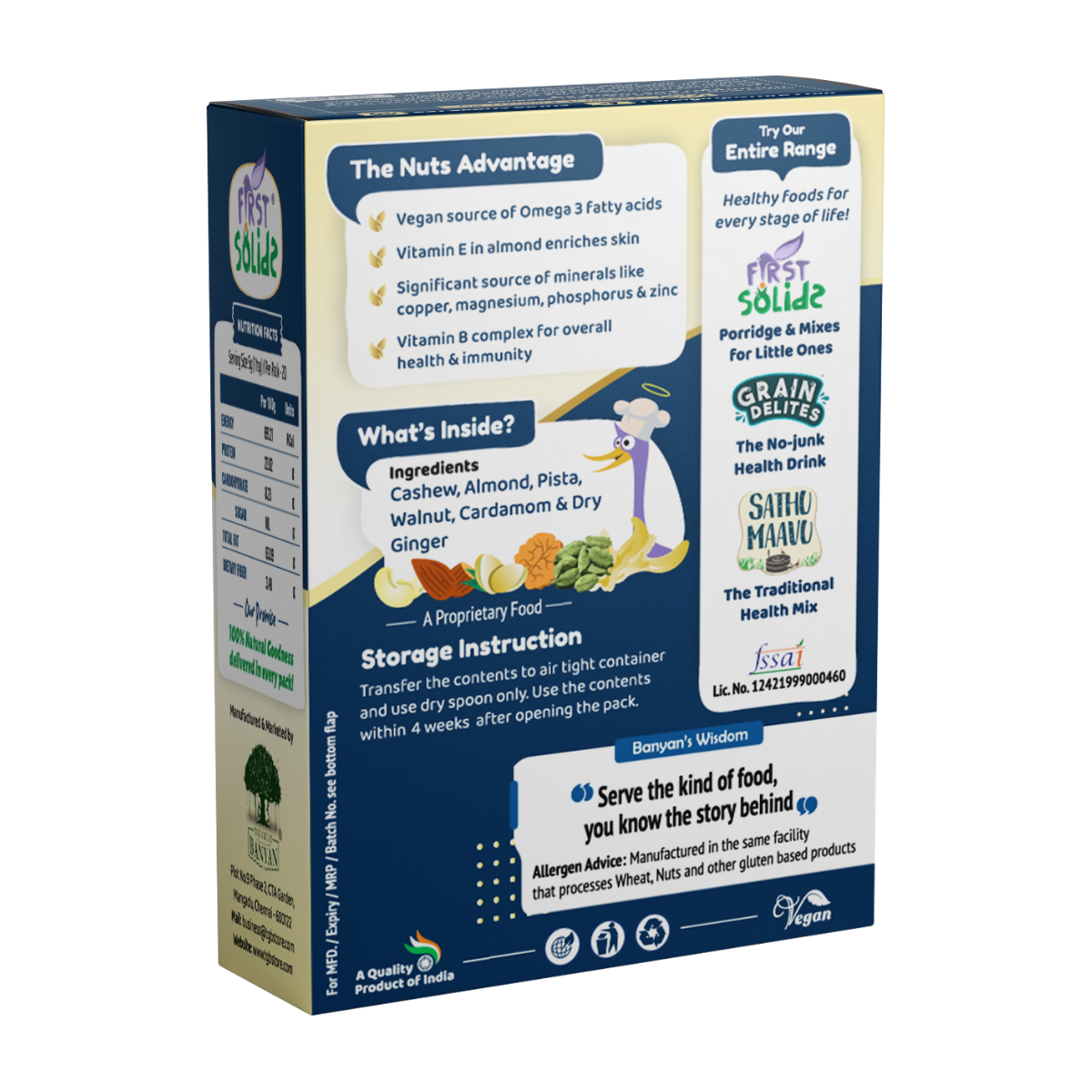 First Solids - Dry Nuts Powder 100g