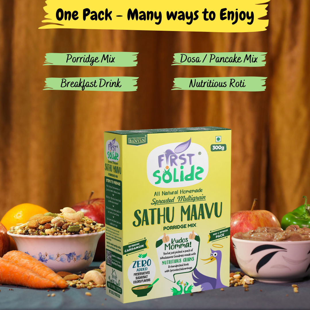 First Solids – Sprouted Multigrain Sathu Maavu 300g